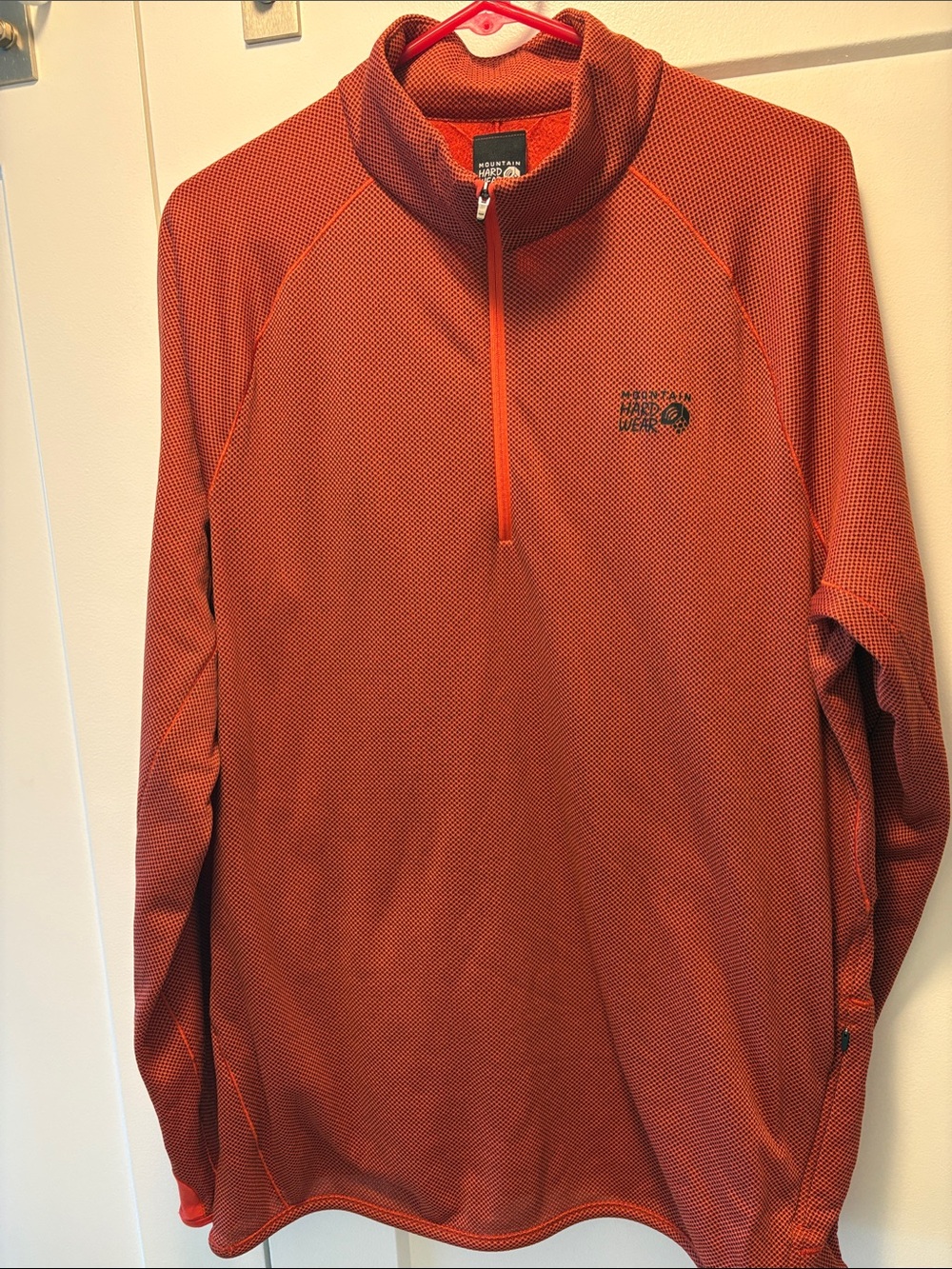 Mountain Hardwear Men's Performance Quarter-Zip Jacket - Rust Orange